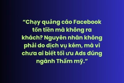 Dịch vụ Quảng Cáo Facebook Spa và Thẩm mỹ viện – Adsgoogle Việt Nam